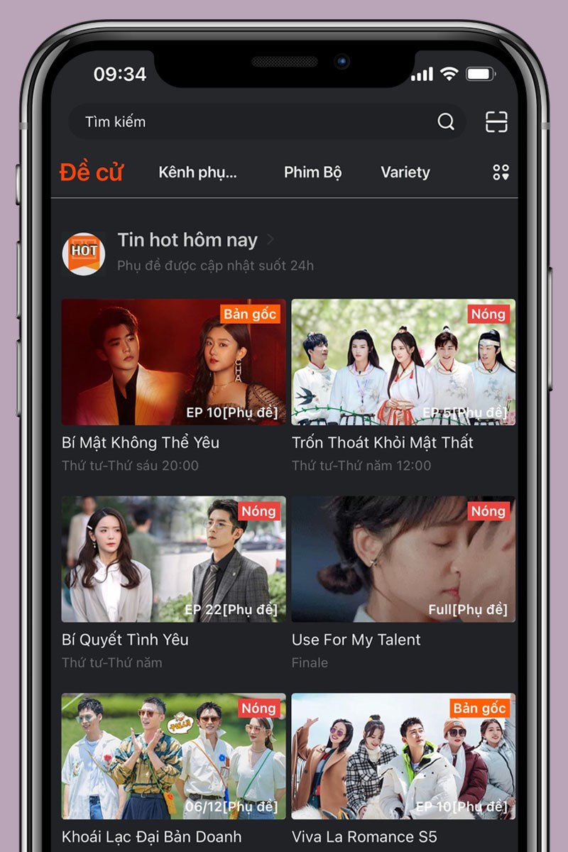 Li&ecirc;n tục cập nhật c&aacute;c chương tr&igrave;nh truyền h&igrave;nh, phim ảnh đặc sắc