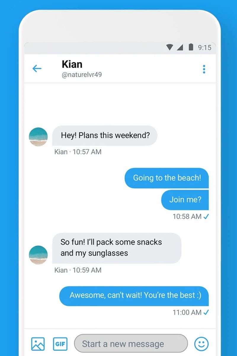 Dễ d&agrave;ng nhắn tin với người th&acirc;n, bạn b&egrave; khi họ đang sử dụng ứng dụng