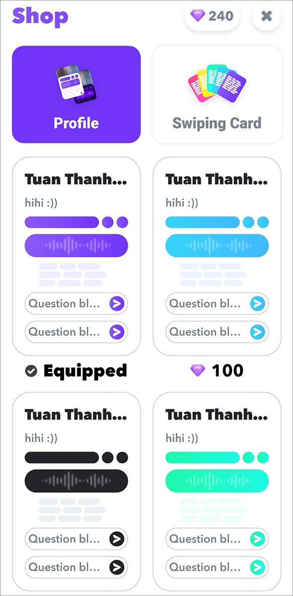 Thay đổi màu cho giao diện hồ sơ Thay đổi màu cho giao diện hồ sơ