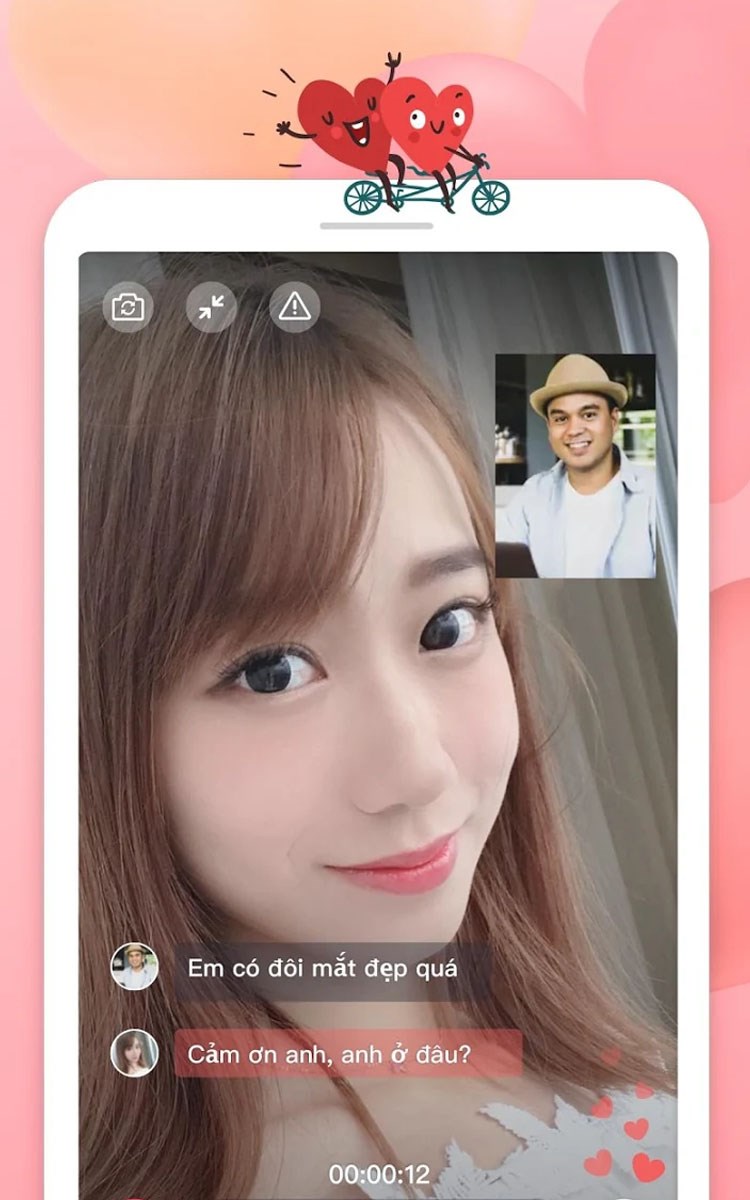 Trò chuyện trực tiếp thông qua video call với mọi người ở khắp nơi trên thế giới