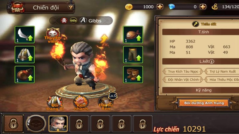 Trang bị trong Hải Tặc Tốc Chiến