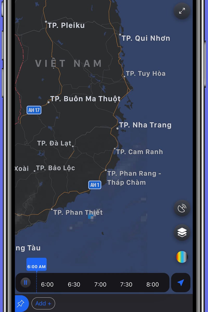 Bản đồ radar trực tiếp