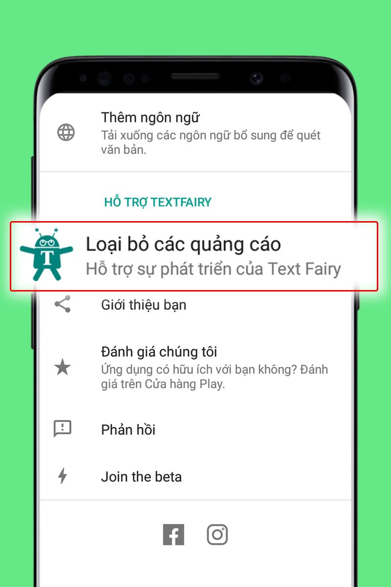Tùy chọn loại bỏ quảng cáo gây phiền nhiễu đến bạn