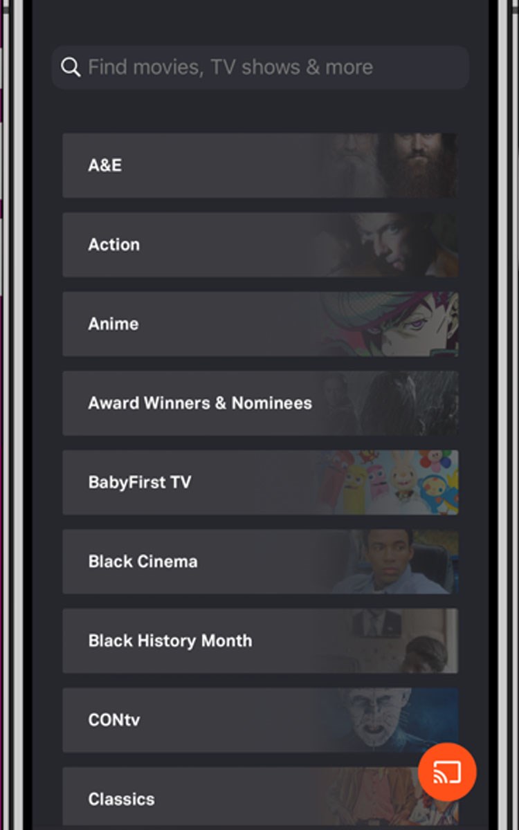Cung cấp hơn 20 thể loại chương tr&igrave;nh cho bạn lựa chọn