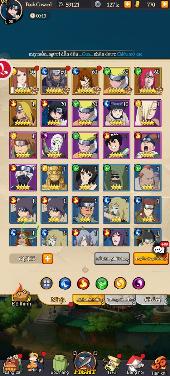 Hệ thống c&aacute;c anh h&ugrave;ng cực kỳ đa dạng