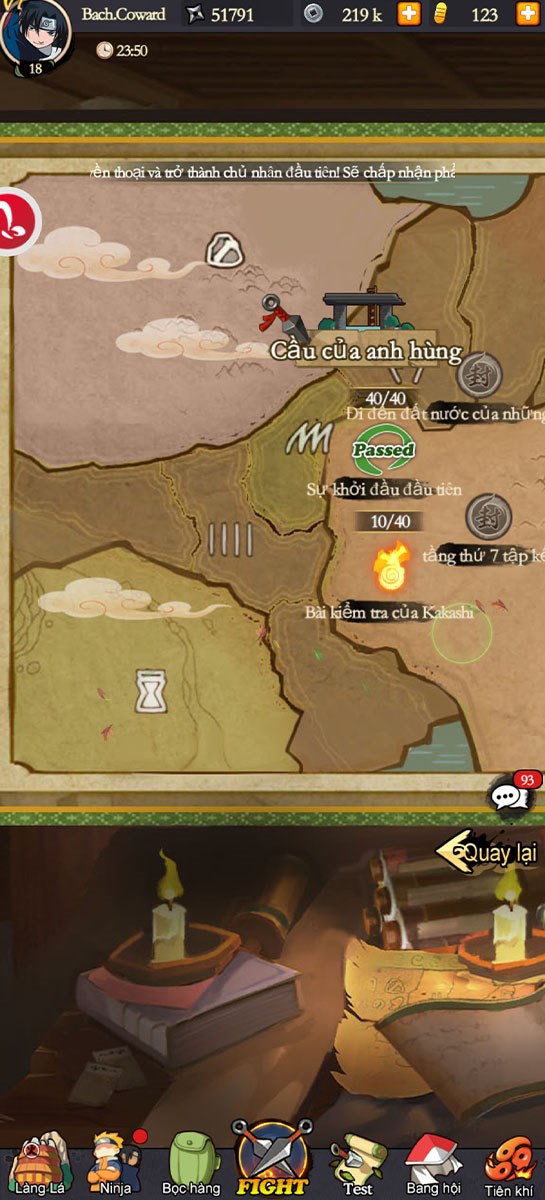 Chế độ Cốt Truyện được ph&acirc;n chia th&agrave;nh nhiều chương kh&aacute;c nhau