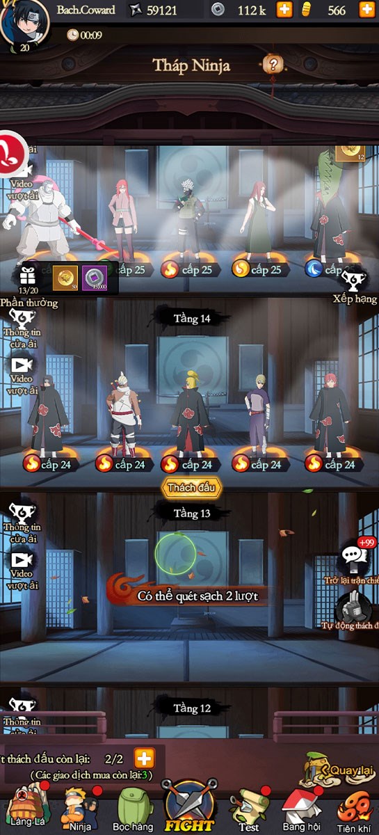 Ph&oacute; bản Th&aacute;p Ninja trong Team Hawk