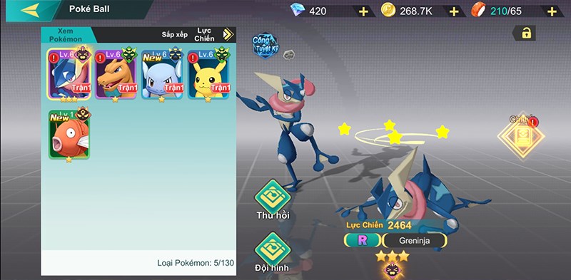Pokemon trong game