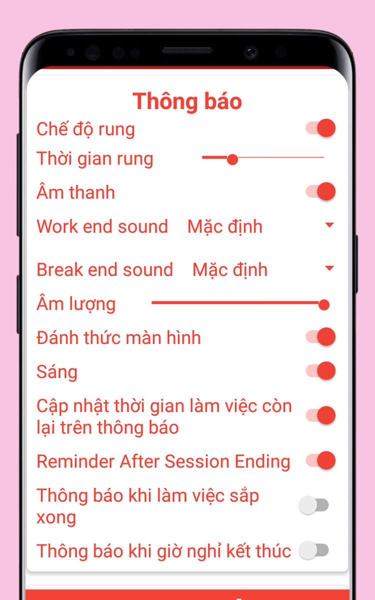 Tùy chỉnh thông báo, nhạc chuông Tùy chỉnh thông báo, nhạc chuông