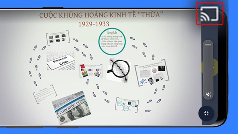 Truyền phát Prezi lên TV thông minh dễ dàng