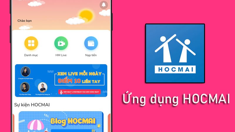 Tải HOCMAI: Ứng dụng học trực tuyến từ lớp 1 - 12