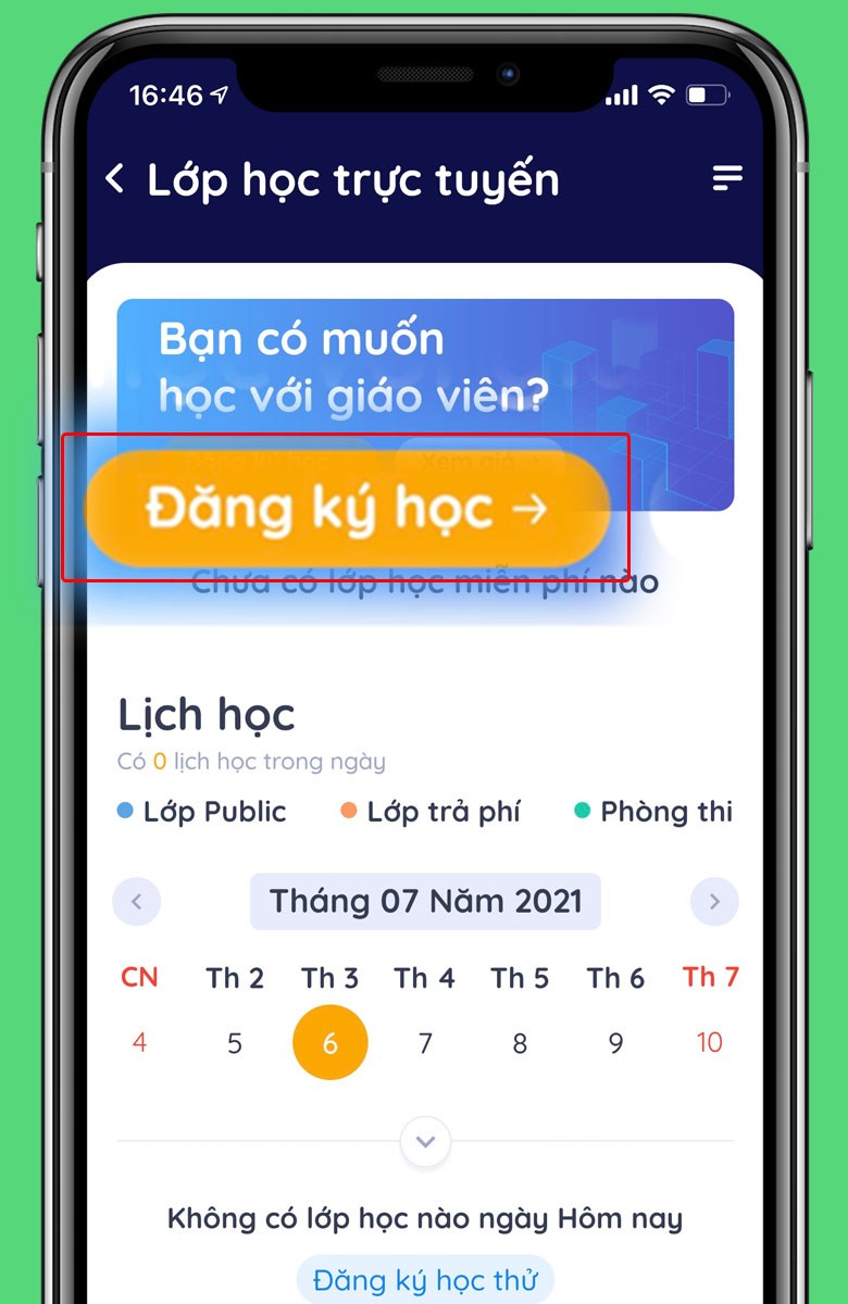 Đăng ký và dễ dàng tham gia các khóa học trực tuyến