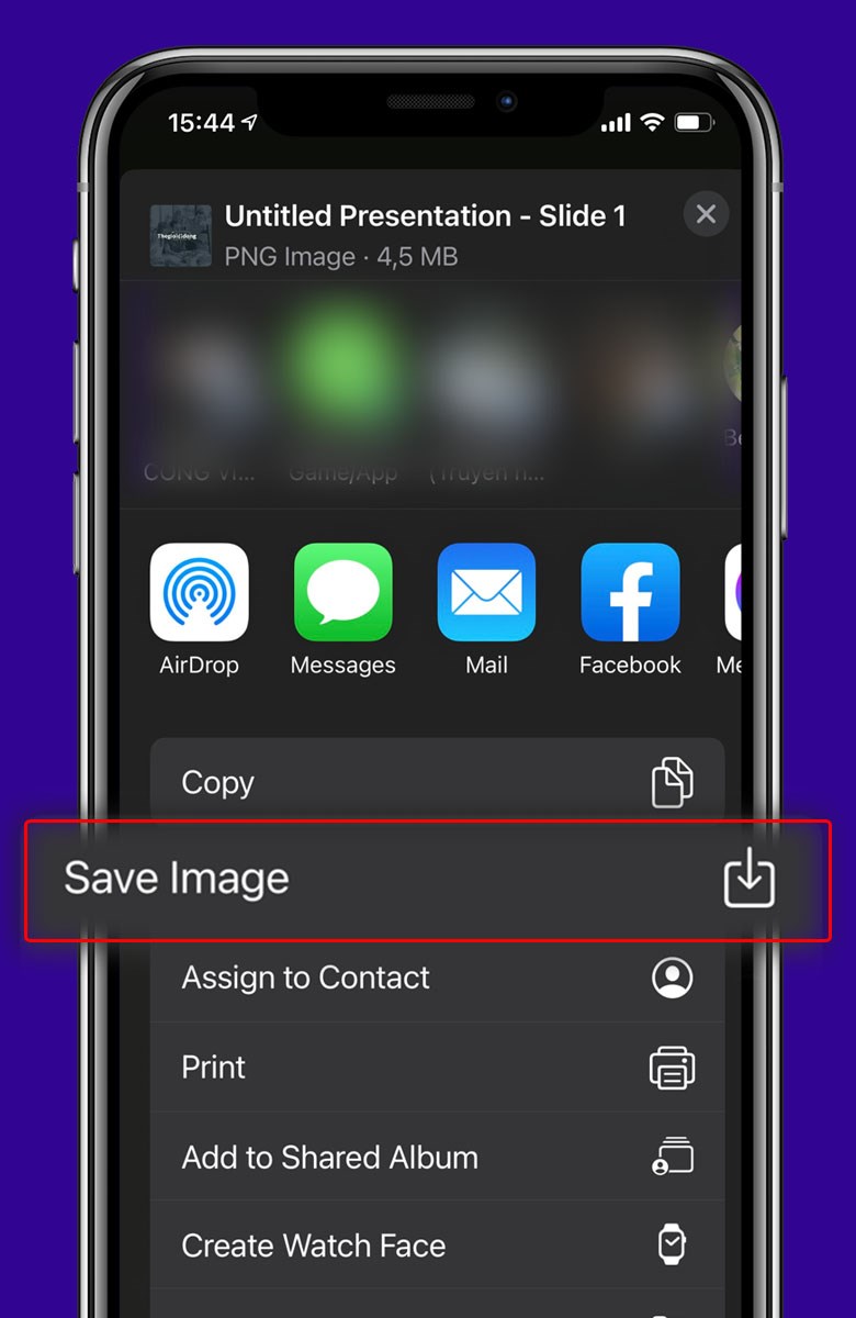 Chia sẻ b&agrave;i thuyết tr&igrave;nh dưới dạng h&igrave;nh ảnh