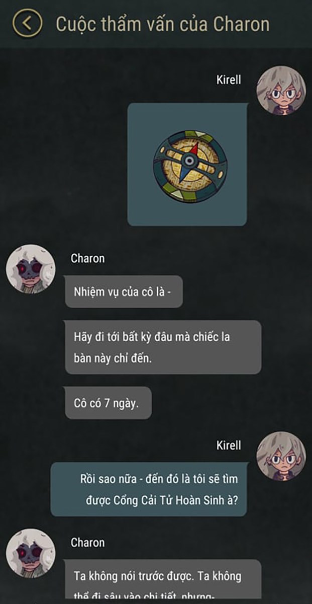 Nhiệm vụ của Charon