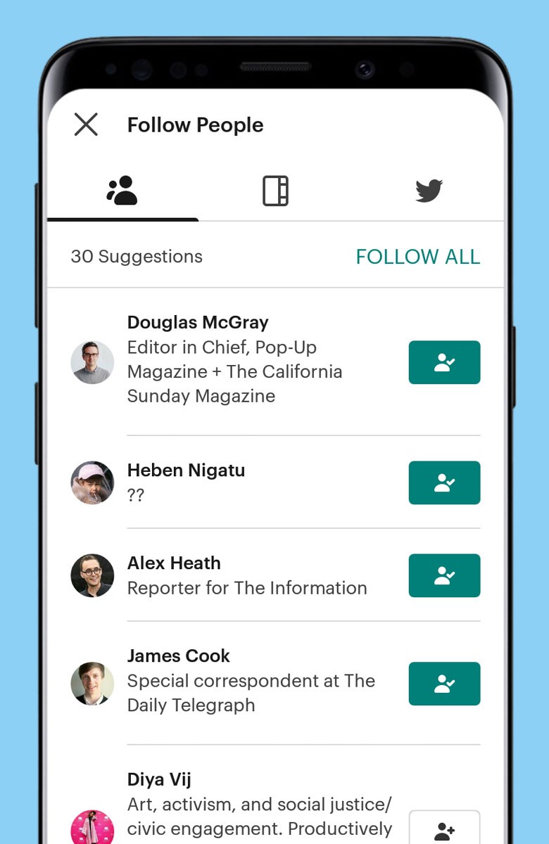Theo d&otilde;i bạn b&egrave;, người đưa tin để cập nhật c&aacute;c tin tức mới thường xuy&ecirc;n