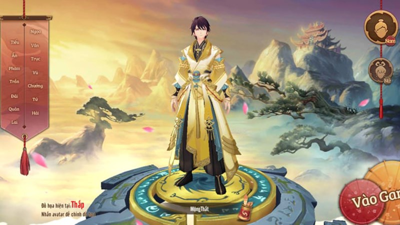 Nh&acirc;n vật nam