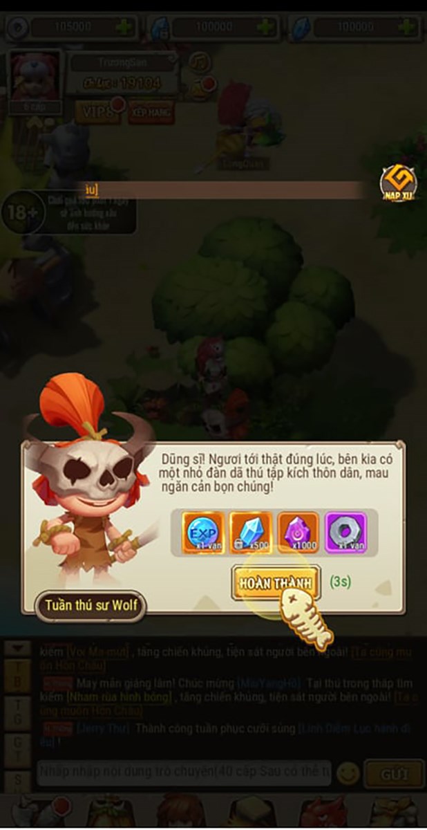 Một NPC giao nhiệm vụ cho bạn Một NPC giao nhiệm vụ cho bạn