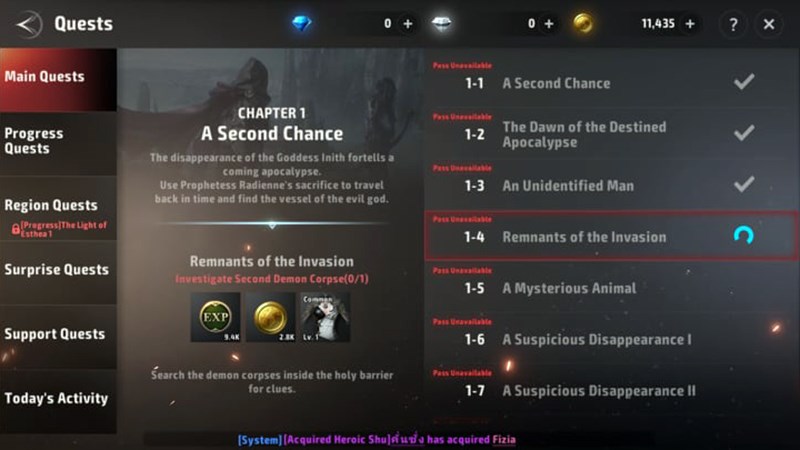 Nhiệm vụ trong game