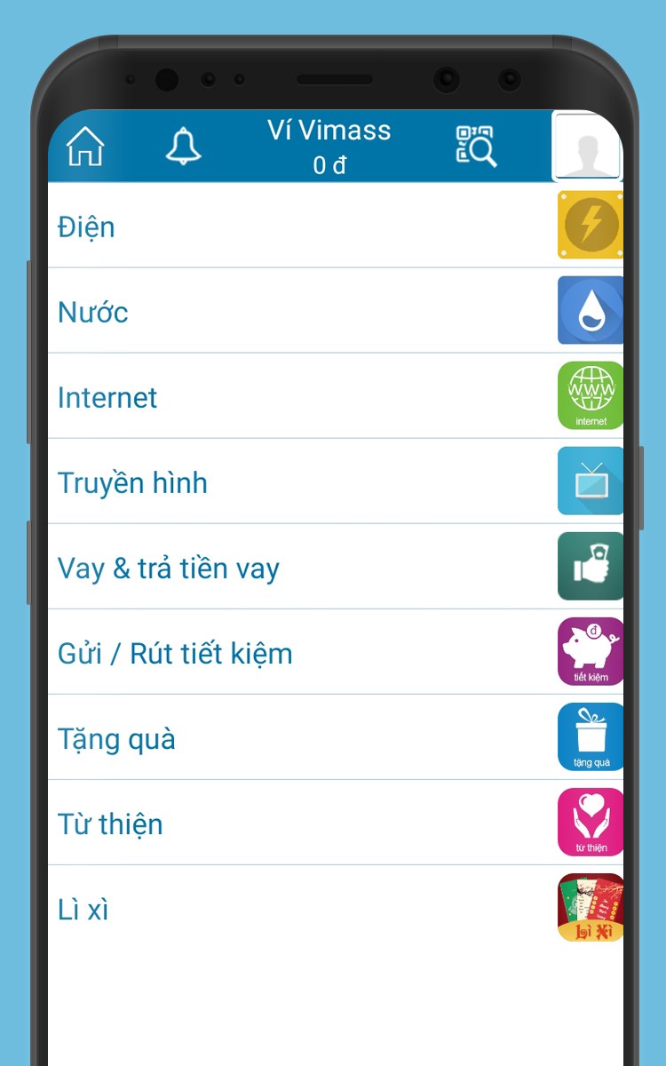 Thanh to&aacute;n h&oacute;a đơn điện, nước, internet, truyền h&igrave;nh, vay ti&ecirc;u d&ugrave;ng