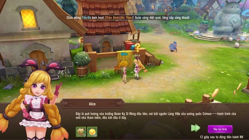 Nhận nhiệm vụ từ c&aacute;c NPC