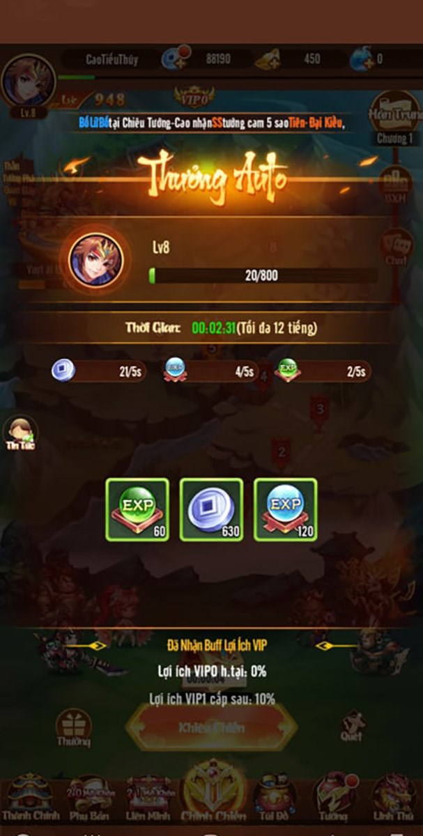 T&iacute;nh năng AFK