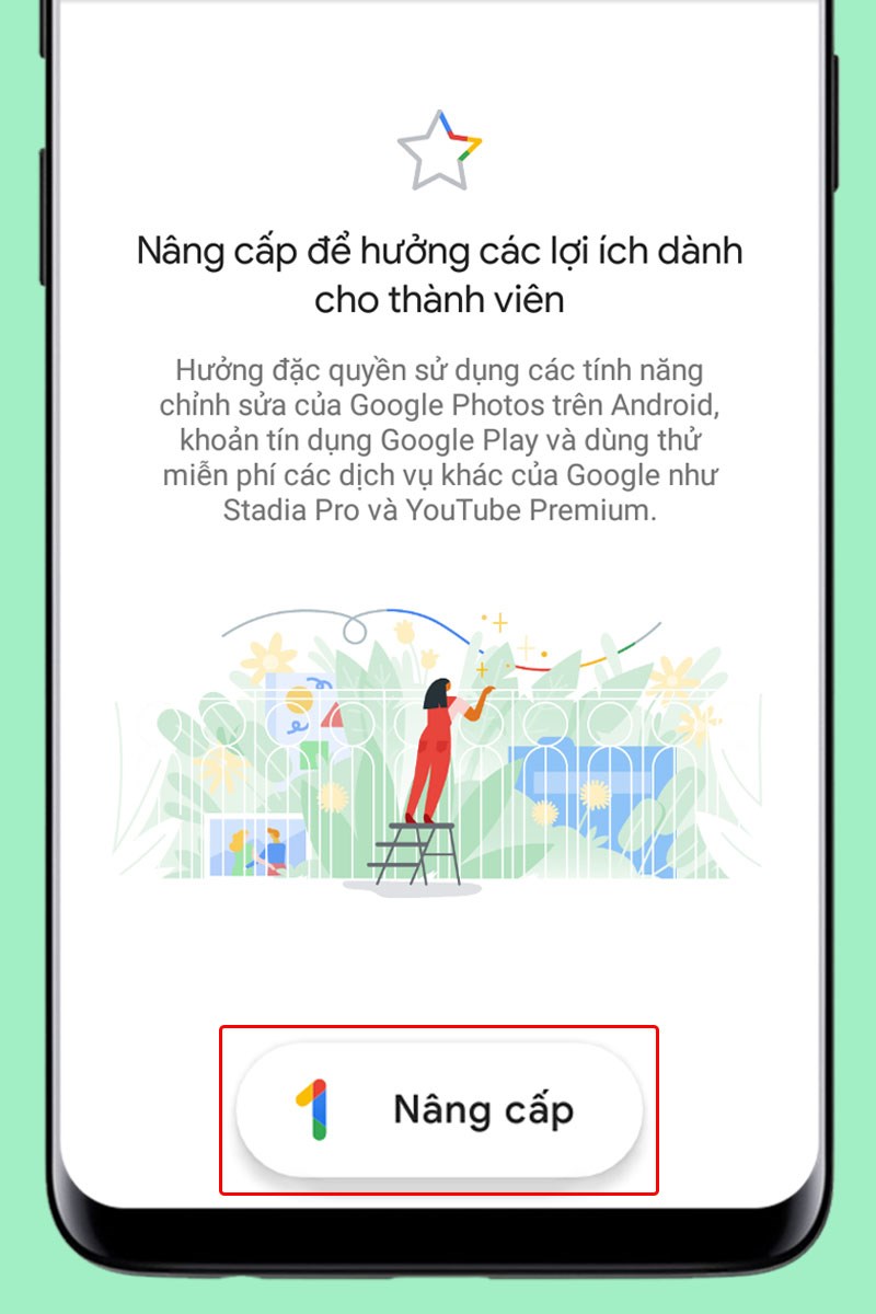 Tận hưởng th&ecirc;m lợi &iacute;ch khi sử dụng c&aacute;c sản phẩm kh&aacute;c của Google khi n&acirc;ng cấp Google One