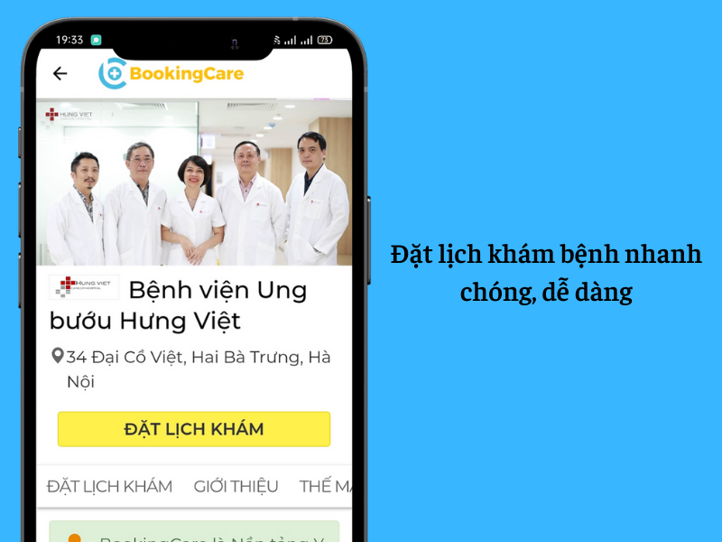 Đăng ký và đặt lịch khám bệnh nhanh chóng 