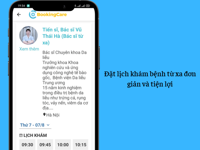 Đăng ký và đặt lịch khám bệnh online từ xa