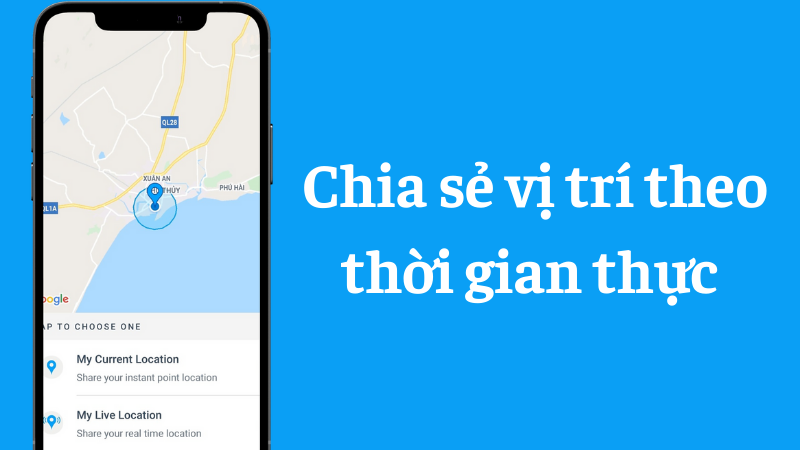 Chia sẻ vị trí theo thời gian thực