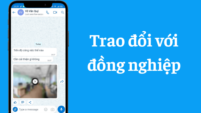 Trao đổi với đồng nghiệp
