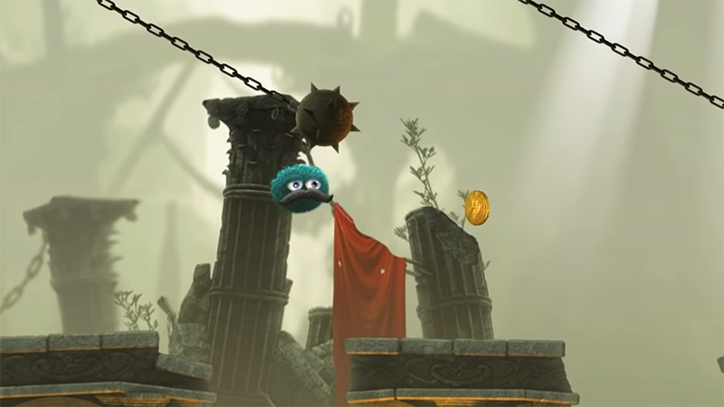 Vượt chướng ngại vật v&agrave; thu thập những đồng xu v&agrave;ng