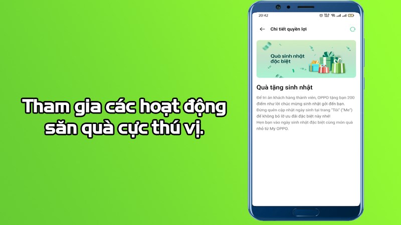 Tham gia các hoạt động săn quà cực thú vị.