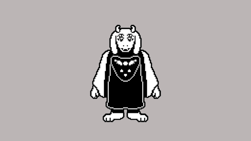 Tạo hình nhân vật Toriel trong Undertale