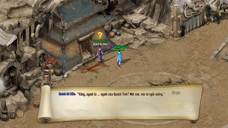 Nhận nhiệm vụ từ c&aacute;c NPC