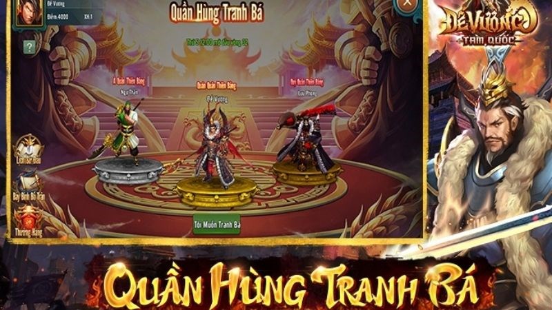 Đ&ecirc;́ Vương Tam qu&ocirc;́c là m&ocirc;̣t trò chơi theo th&ecirc;̉ loại game turn - based
