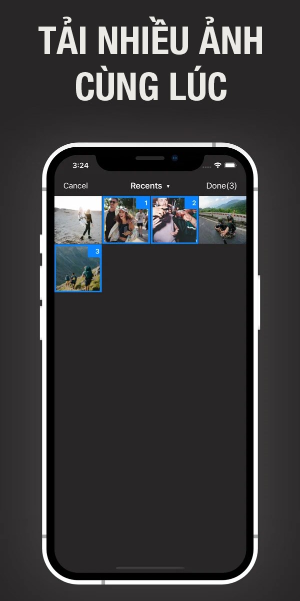 Chọn nhiều ảnh để tải l&ecirc;n c&ugrave;ng l&uacute;c nhanh ch&oacute;ng