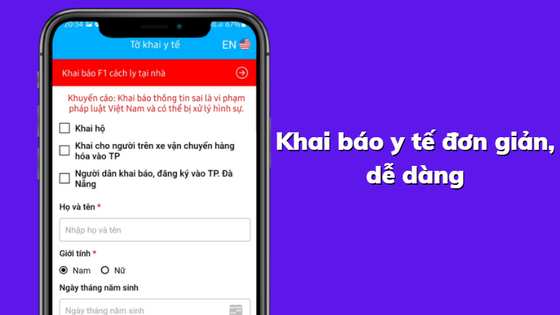 Giải thích y tế thuận tiện hơn với DaNang Smart City App