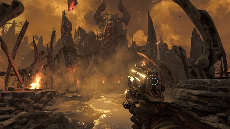 Bối cảnh cực khủng trong DOOM 2016