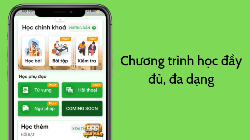 Nội dung học được biên soạn dựa trên sách giáo khoa