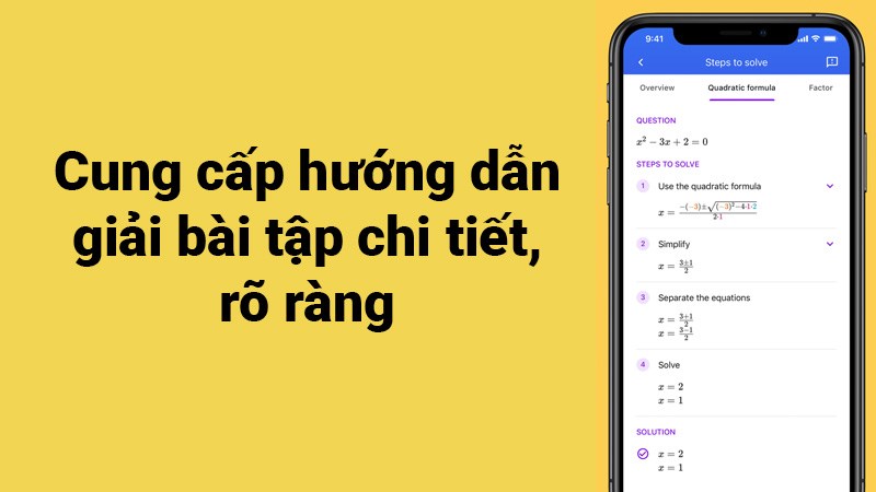 Cung cấp hướng dẫn giải bài tập chi tiết, rõ ràng