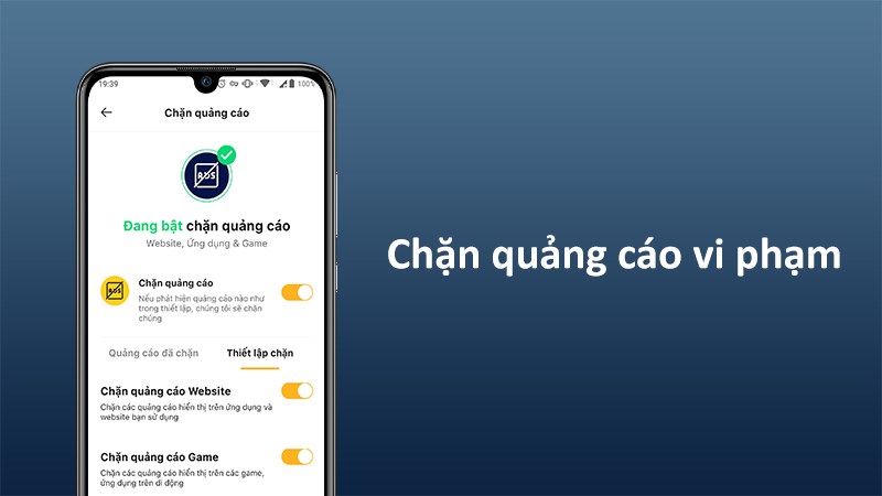 Chặn quảng cáo vi phạm