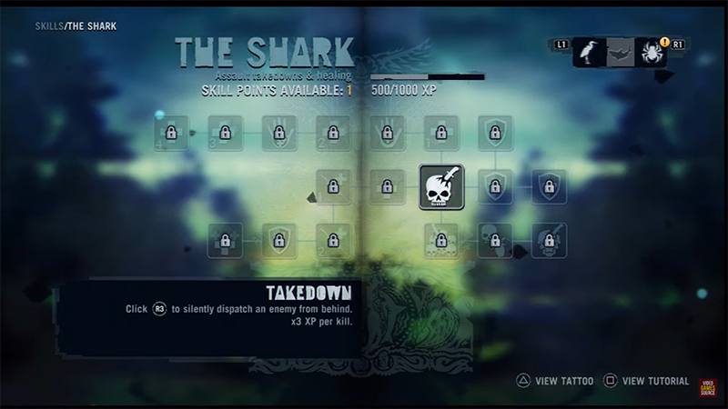 Kỹ năng hệ Cá mập (Shark)