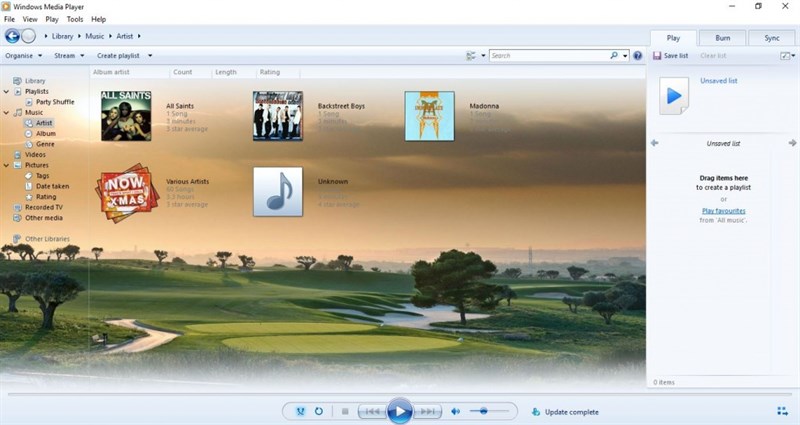 Tải Windows Media Player - Trình nghe nhạc - Download Free