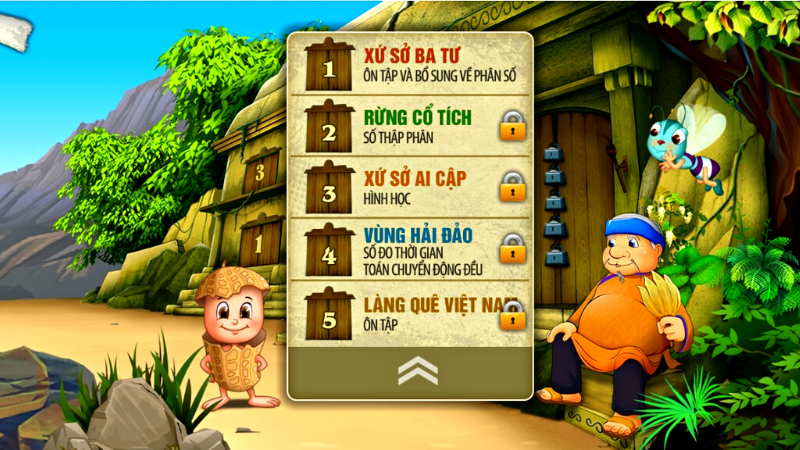 Nội dung b&agrave;i học gắn liền với khung chương tr&igrave;nh phổ th&ocirc;ng to&aacute;n lớp 5