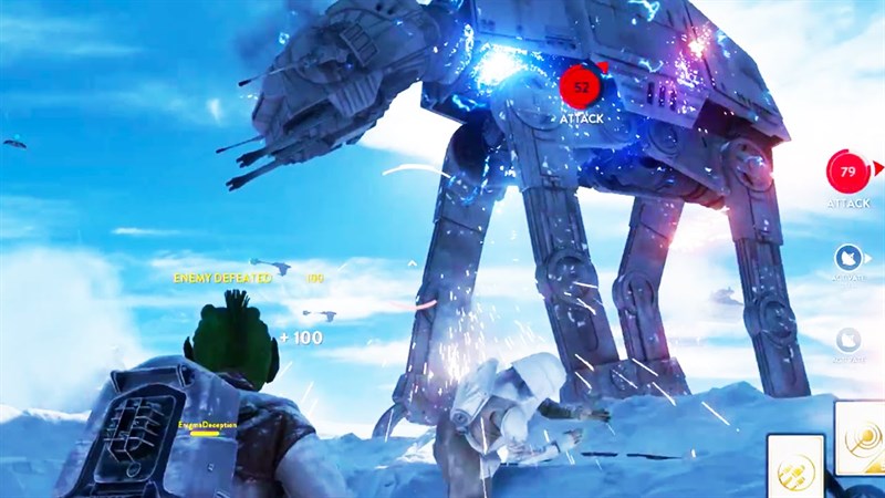 &Acirc;m thanh của Star Wars: Battlefront cũng cực kỳ sống động