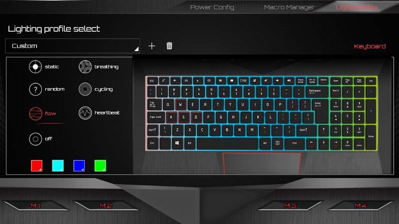 Tùy chỉnh Led RGB tr&ecirc;n bàn phím laptop