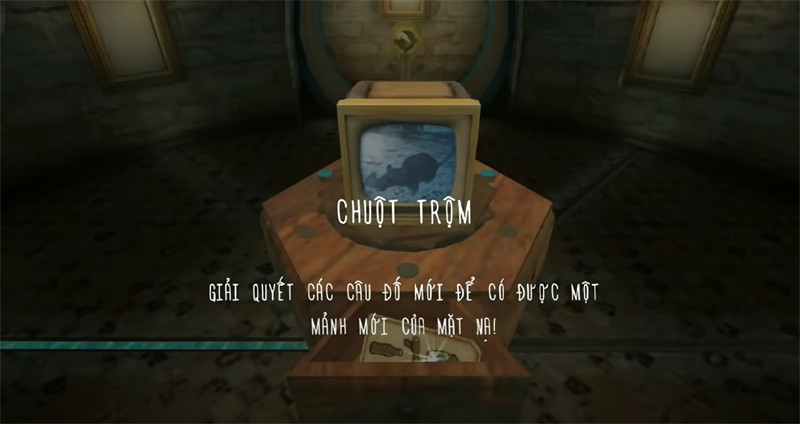 Giải đố để c&oacute; thể t&igrave;m c&aacute;c mảnh gh&eacute;p của mặt nạ