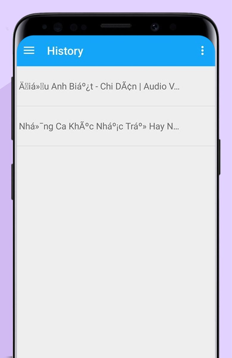 Lưu lại lịch sử mà bạn vừa nghe