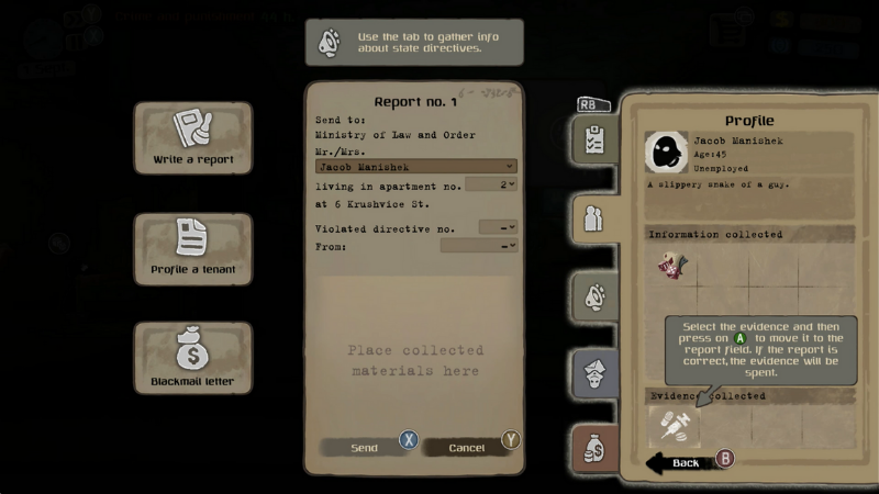 Một nhiệm vụ tố c&aacute;o cư d&acirc;n trong game