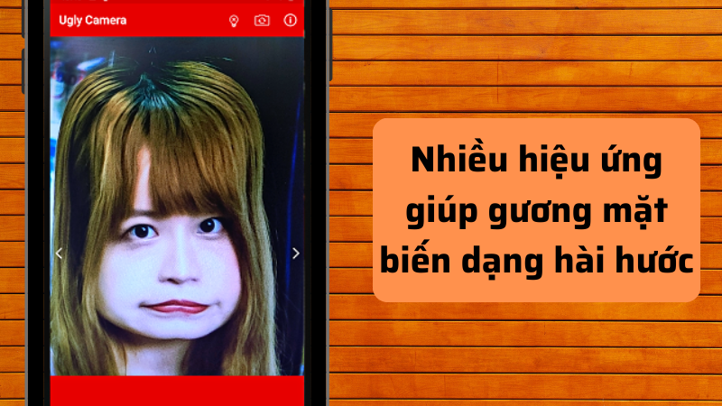 Hiệu ứng biến dạng khuôn mặt hài hước và độc đáo Hiệu ứng biến dạng khuôn mặt hài hước và độc đáo